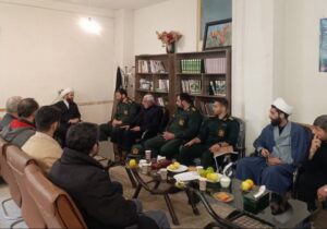 دیدار فرمانده سپاه بخش آسارا با امام جمعه