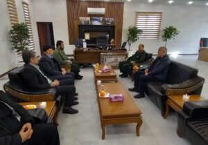 دیدار مسئولین و مدیران بخش آسارا ، با فرمانده سپاه امام حسن مجتبی (ع)