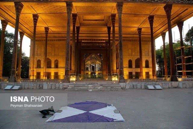 چرخش نگران‌کننده ستون‌های تاریخی در قلب نقش‌جهان