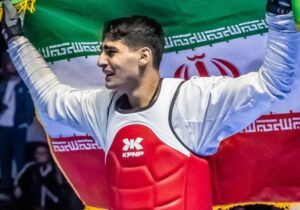 حنا زرین کمر و بنیامین سلطانیان قهرمان تکواندوی نوجوانان جهان شدند