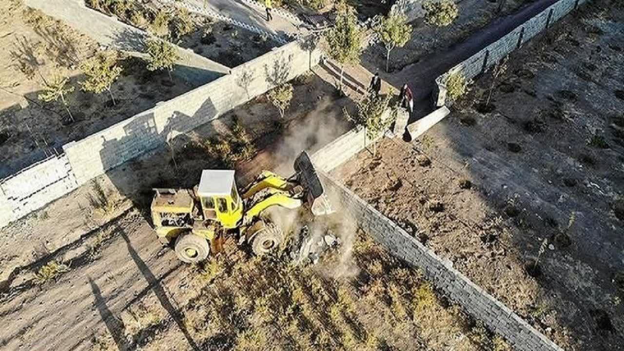 آزادسازی ۴۰۰ مترمربع از اراضی ملی روستای ملک فالیز در بخش آسارا