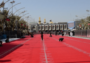 بین‌الحرمین قرمزپوش شد +فیلم