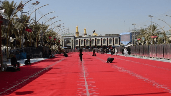 بین‌الحرمین قرمزپوش شد +فیلم