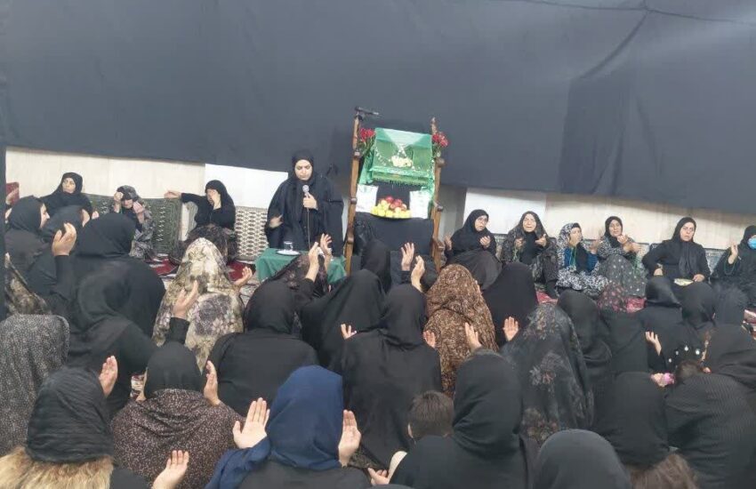 طنین نام حضرت علی‌اصغر(ع) در روستاهای بخش آسارا؛ همایش شیرخوارگان حسینی با شکوه برگزار شد