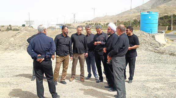 بازدید مسئولان بخش آسارا از موکب «رهبر شهید» در محور اتوبان همت