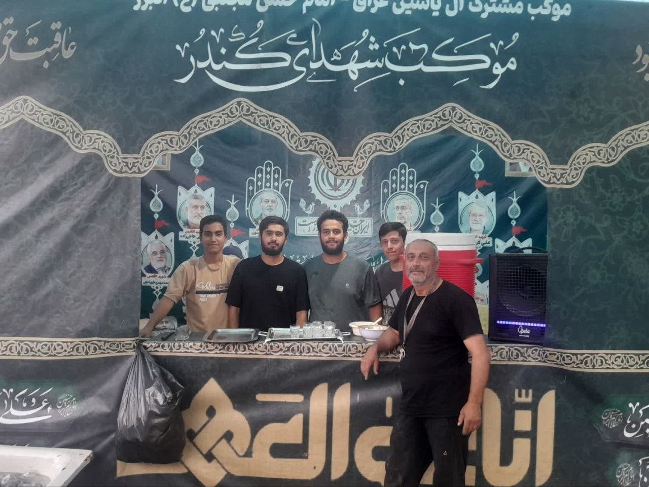 خادمیِ اهالیِ «کندر» در جوار حریم حسینی