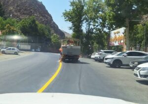 آغاز عملیات گسترده خط‌کشی و ارتقای ایمنی در محور کرج – کندوان