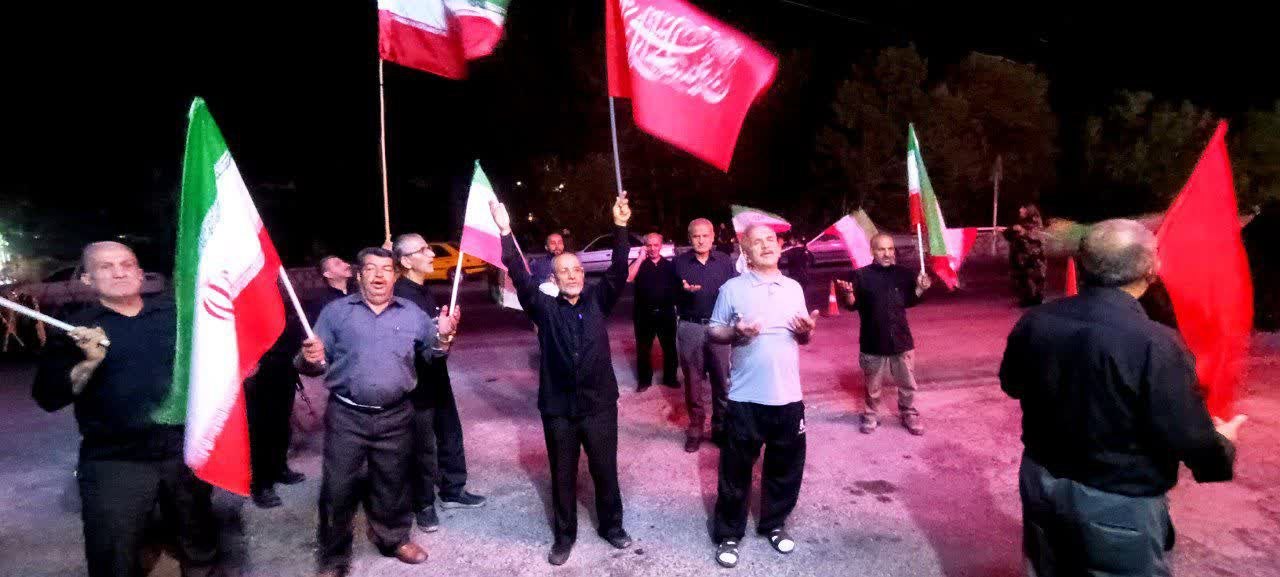 ۱۵۷ شب ایستادگی در سنگر مقاومت؛ طنین فریاد «مرگ بر استکبار» در امام چشمه