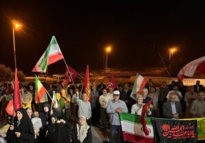 طنین فریاد «مرگ بر استکبار» در دهستان نسا؛ ۱۸۱مین شب میثاق با آرمان‌های شهدا