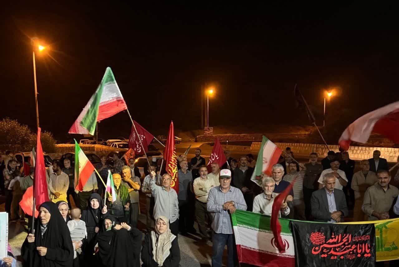 طنین فریاد «مرگ بر استکبار» در دهستان نسا؛ ۱۸۱مین شب میثاق با آرمان‌های شهدا
