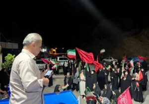 خروش اهالی آسارا در تجمع ۱۸۳م؛ بیعت با آرمان‌های رهبر شهید