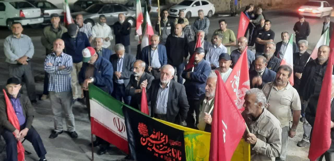 طنین فریاد «استکبارستیزی» در شب یکصد و نود و سوم تجمعات مردمی بخش آسارا