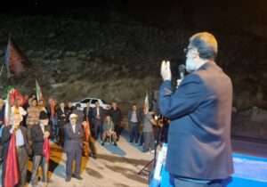 طنین خروش و همبستگی مردم بخش آسارا در دویست و پنجمین شب اقتدار