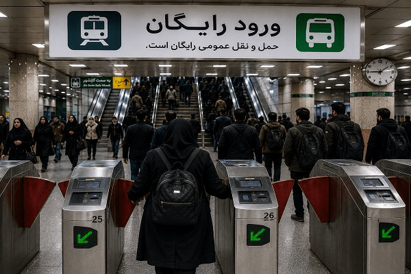 متروی تهران فقط تا ۱۹ شهریور رایگان است