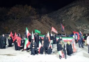 دویست‌وسی‌ویکمین شب تجمعات اقتدار و ایستادگی مردم بخش آسارا برگزار شد