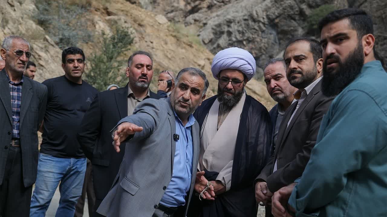 بازدید میدانی از پروژه آبرسانی سردار شهید حمیدرضا جهانی در روستای اویزر