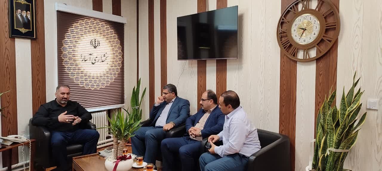 دیدار رئیس شعبه مرکزی بانک سپه با بخشدار آسارا با محوریت ارتقای خدمات بانکی در مناطق روستایی